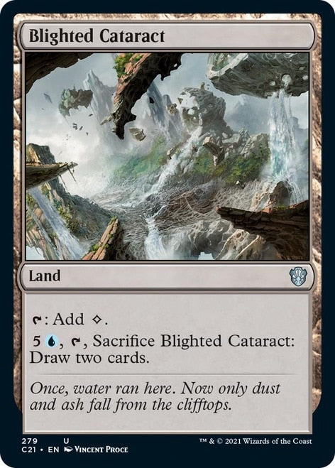 Blighted Cataract [Commander 2021] | Gate City Games LLC