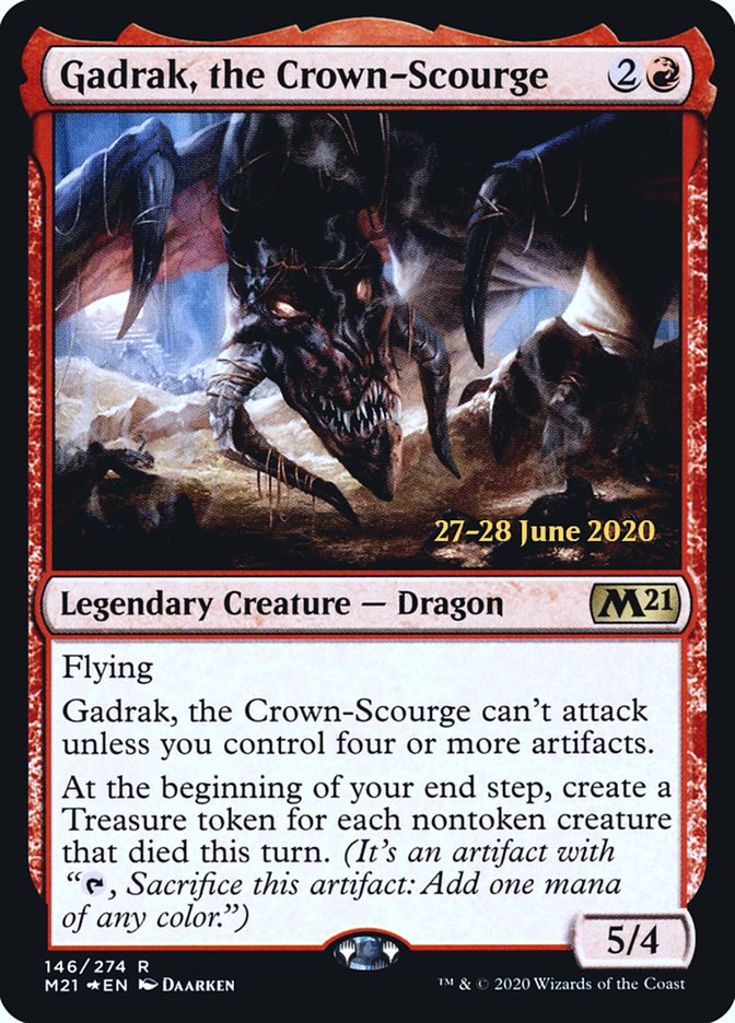 Gadrak, the Crown-Scourge  [Core Set 2021 Prerelease Promos] | Gate City Games LLC