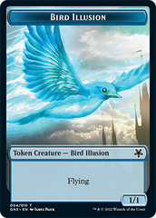 Bird Illusion // Elf Warrior Double-Sided Token [Game Night: Free-for-All Tokens] | Gate City Games LLC