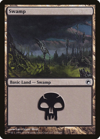 Swamp (239) [Scars of Mirrodin] | Gate City Games LLC