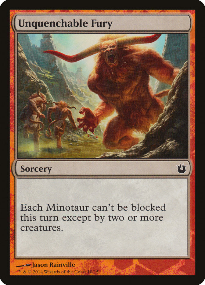 Unquenchable Fury [Hero's Path Promos] | Gate City Games LLC
