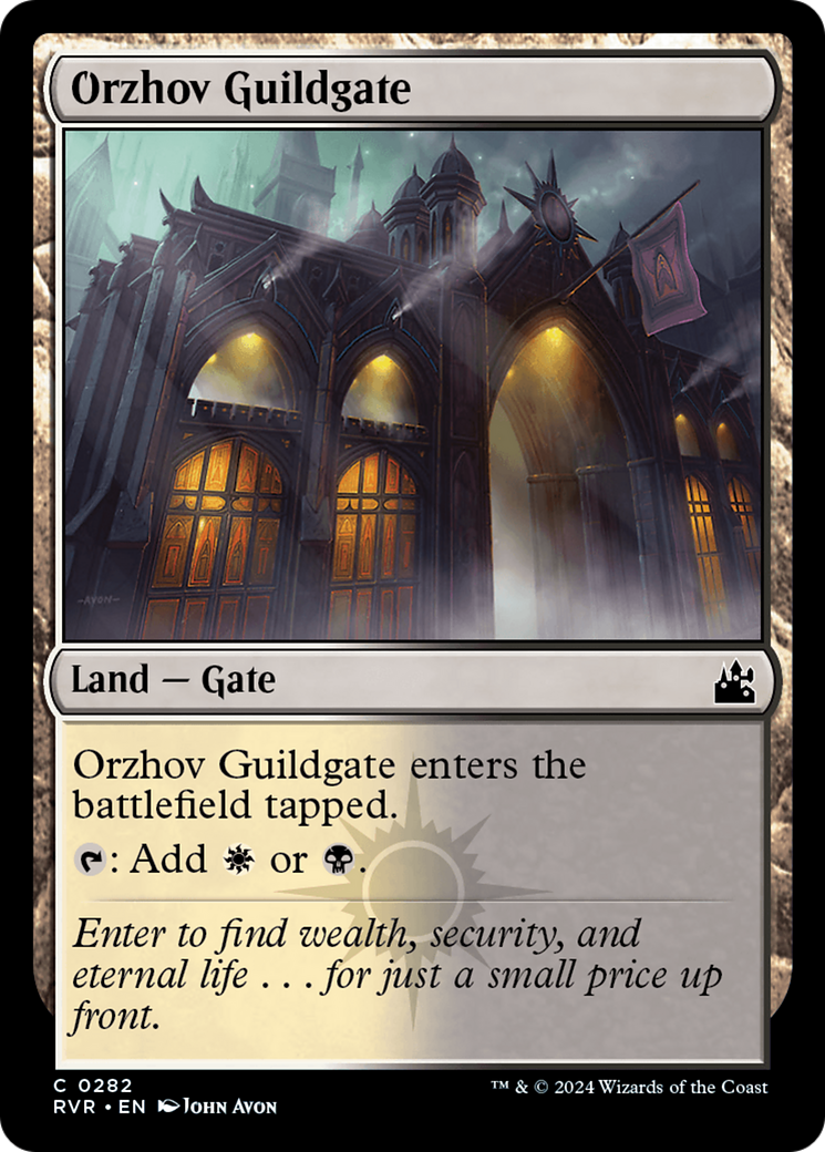 Orzhov Guildgate [Ravnica Remastered] | Gate City Games LLC