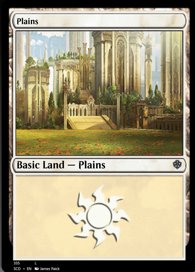 Plains (335) [Starter Commander Decks] | Gate City Games LLC