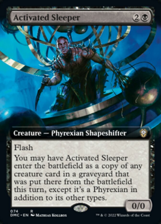 Activated Sleeper (Extended Art) [Dominaria United Commander] | Gate City Games LLC