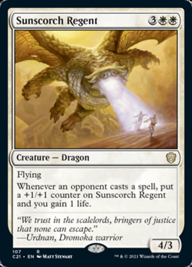 Sunscorch Regent [Commander 2021] | Gate City Games LLC