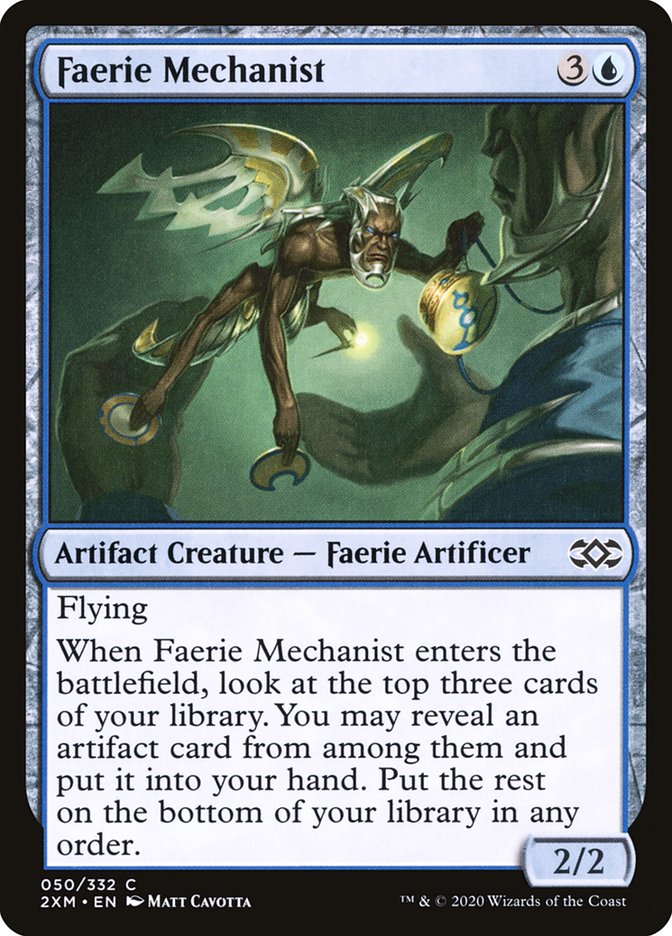 Faerie Mechanist [Double Masters] | Gate City Games LLC