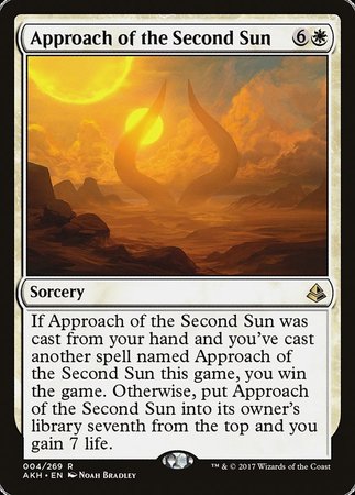 Approach of the Second Sun [Amonkhet] | Gate City Games LLC