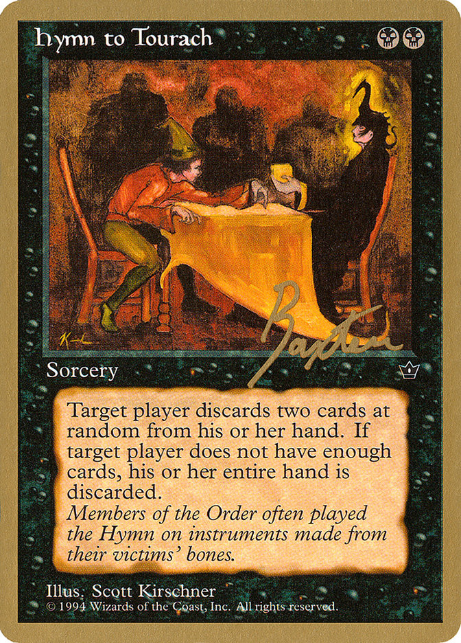Hymn to Tourach (Table) (George Baxter) [Pro Tour Collector Set] | Gate City Games LLC