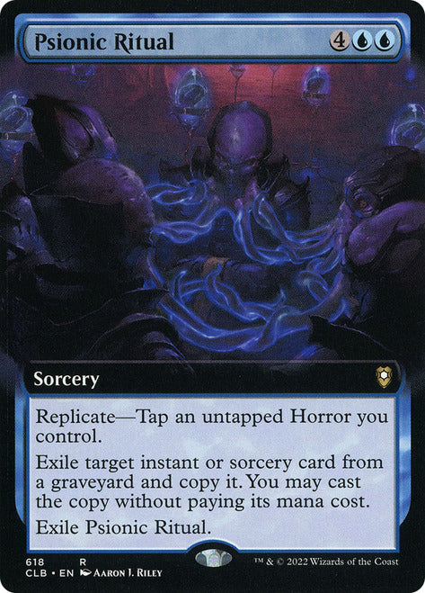Psionic Ritual (Extended Art) [Commander Legends: Battle for Baldur's Gate] | Gate City Games LLC