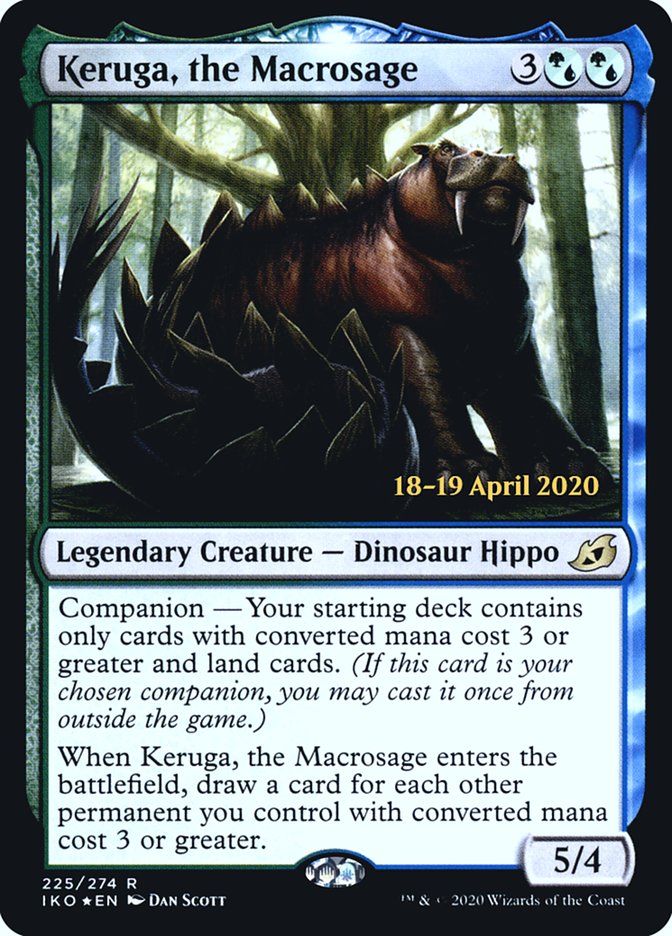 Keruga, the Macrosage  [Ikoria: Lair of Behemoths Prerelease Promos] | Gate City Games LLC