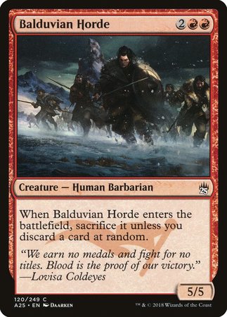 Balduvian Horde [Masters 25] | Gate City Games LLC