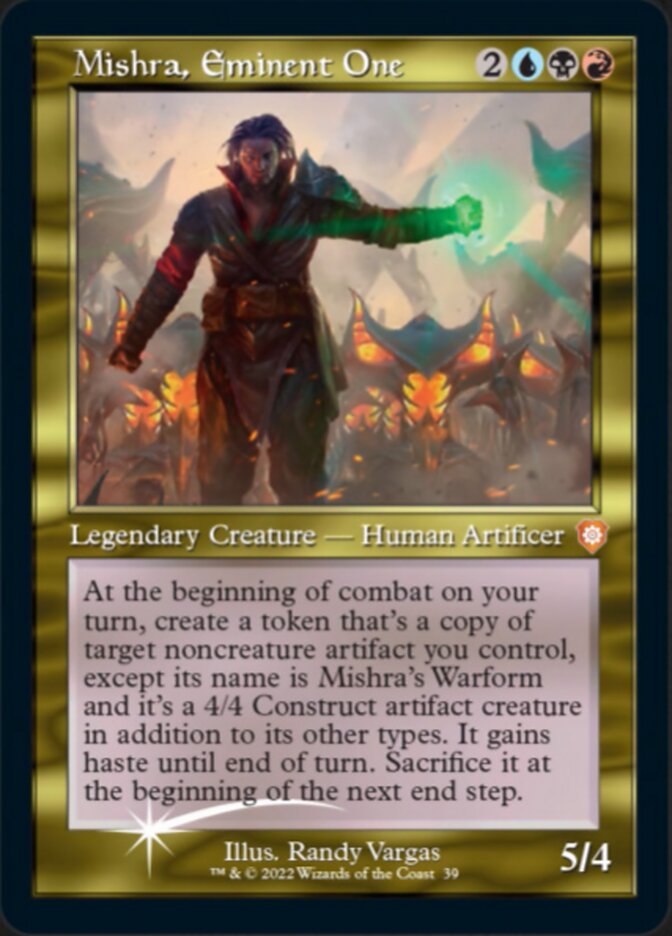 Mishra, Eminent One (039) (Retro) (Display Commander) [The Brothers' War Commander] | Gate City Games LLC