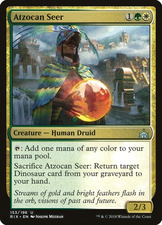 Atzocan Seer [Rivals of Ixalan] | Gate City Games LLC