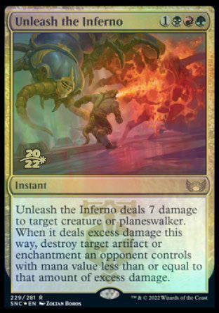 Unleash the Inferno [Streets of New Capenna Prerelease Promos] | Gate City Games LLC