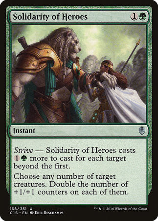 Solidarity of Heroes [Commander 2016] | Gate City Games LLC