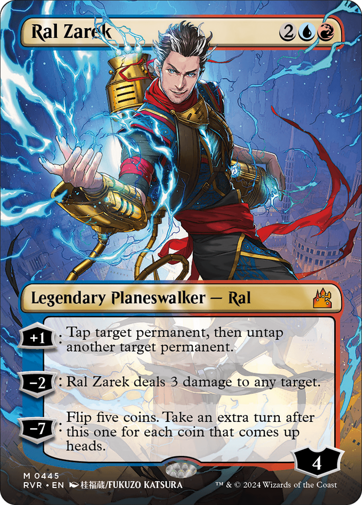 Ral Zarek (Anime Borderless) [Ravnica Remastered] | Gate City Games LLC