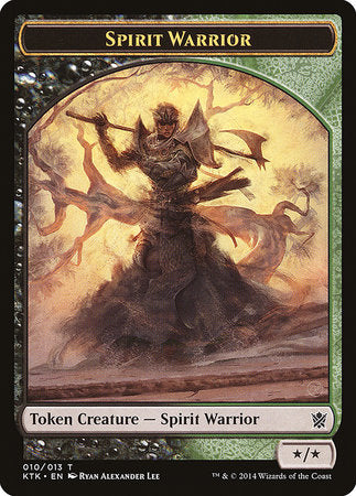 Spirit Warrior Token [Khans of Tarkir Tokens] | Gate City Games LLC