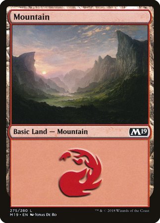 Mountain (275) [Core Set 2019] | Gate City Games LLC