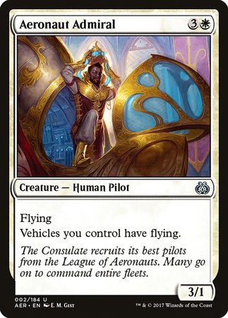 Aeronaut Admiral [Aether Revolt] | Gate City Games LLC