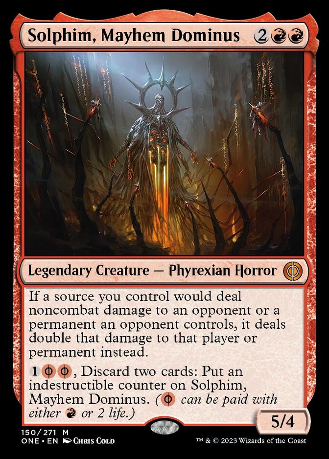 Solphim, Mayhem Dominus [Phyrexia: All Will Be One] | Gate City Games LLC