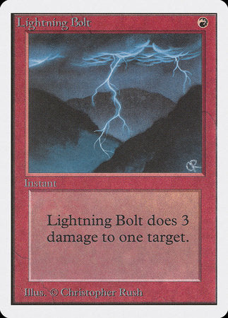 Lightning Bolt [Unlimited Edition] | Gate City Games LLC