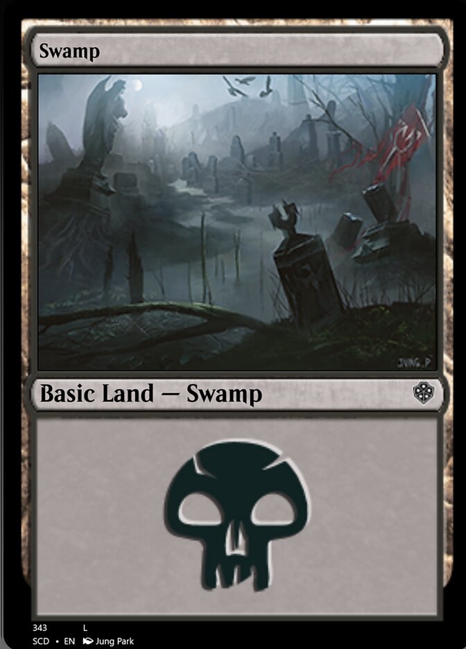 Swamp (343) [Starter Commander Decks] | Gate City Games LLC