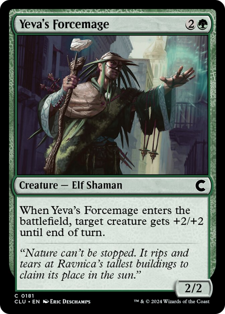 Yeva's Forcemage [Ravnica: Clue Edition] | Gate City Games LLC