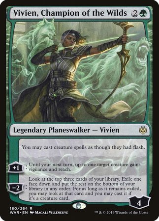 Vivien, Champion of the Wilds [War of the Spark] | Gate City Games LLC