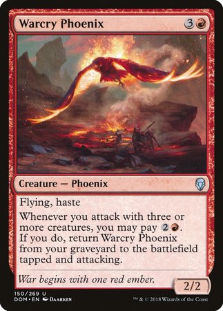 Warcry Phoenix [Dominaria] | Gate City Games LLC