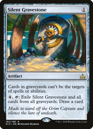 Silent Gravestone [Rivals of Ixalan] | Gate City Games LLC