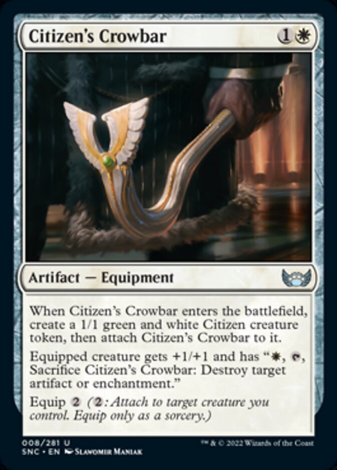 Citizen's Crowbar [Streets of New Capenna] | Gate City Games LLC