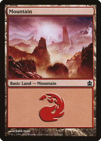 Mountain (311) [Commander 2011] | Gate City Games LLC