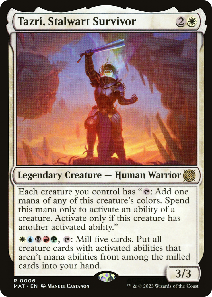 Tazri, Stalwart Survivor [March of the Machine: The Aftermath] | Gate City Games LLC