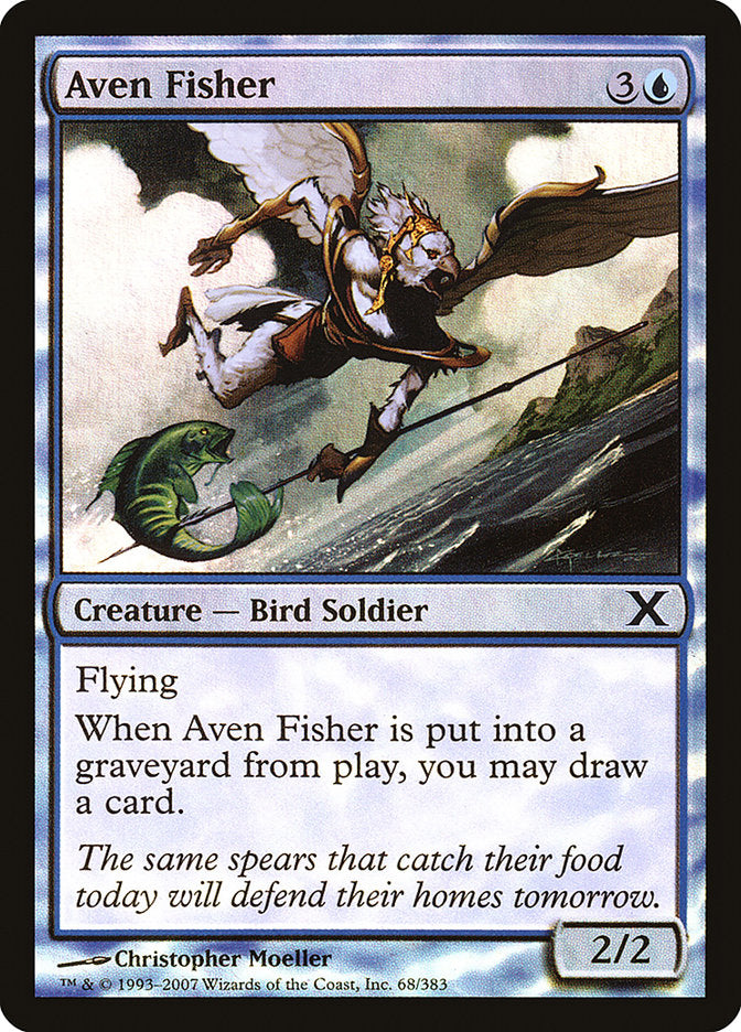 Aven Fisher (Premium Foil) [Tenth Edition] | Gate City Games LLC