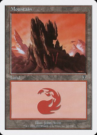 Mountain (340) [Seventh Edition] | Gate City Games LLC