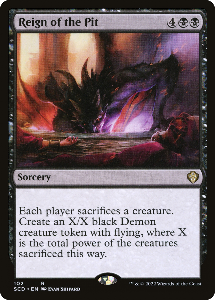 Reign of the Pit [Starter Commander Decks] | Gate City Games LLC