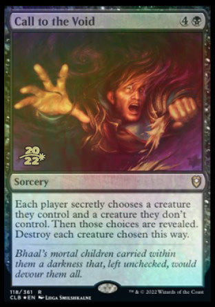 Call to the Void [Commander Legends: Battle for Baldur's Gate Prerelease Promos] | Gate City Games LLC