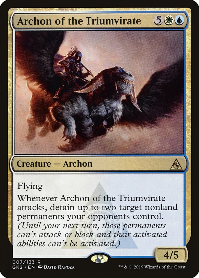 Archon of the Triumvirate [Ravnica Allegiance Guild Kit] | Gate City Games LLC