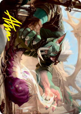 Novice Dissector Art Card (Gold-Stamped Signature) [Strixhaven: School of Mages Art Series] | Gate City Games LLC