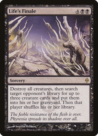 Life's Finale [New Phyrexia] | Gate City Games LLC
