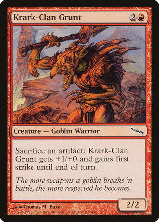 Krark-Clan Grunt [Mirrodin] | Gate City Games LLC