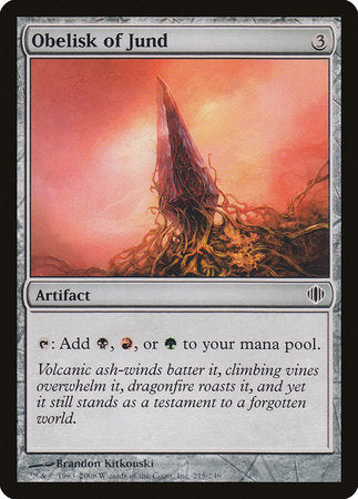 Obelisk of Jund [Shards of Alara] | Gate City Games LLC