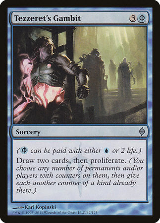 Tezzeret's Gambit [New Phyrexia] | Gate City Games LLC
