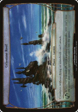 Celestine Reef (Prerelease Promo) [Promotional Planes] | Gate City Games LLC