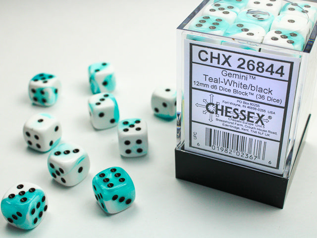 Chessex Gemini 12mm Dice Block | Gate City Games LLC