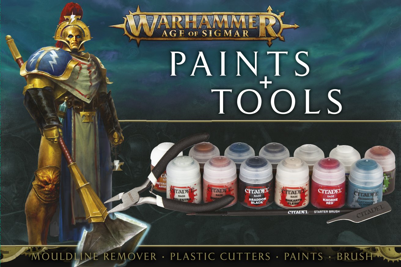 Warhammer Age of Sigmar Paints + Tools | Gate City Games LLC