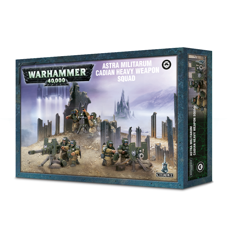 Astra Militarum Cadian Heavy Weapons Squad | Gate City Games LLC
