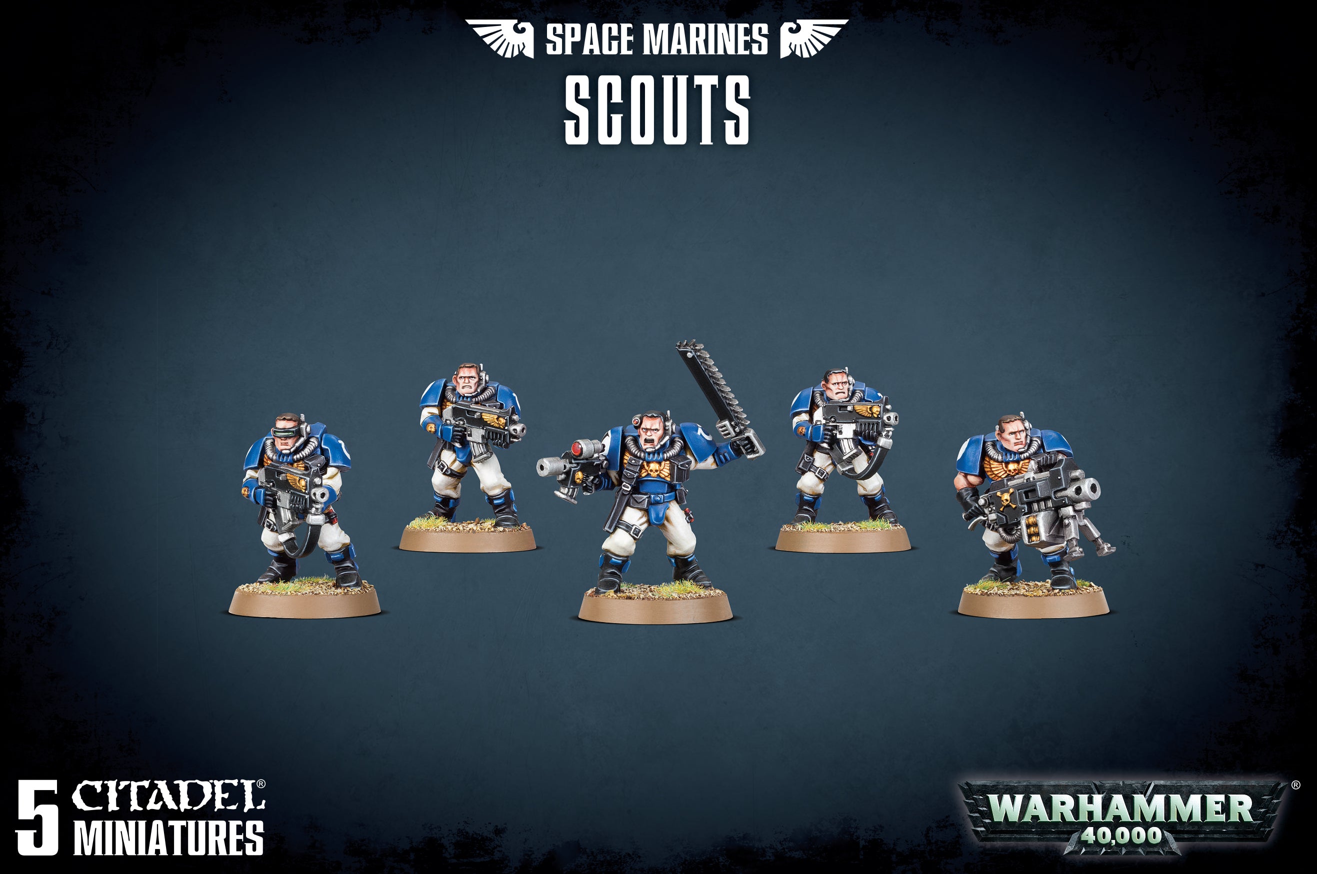 Space Marines Scouts with Sniper Rifles | Gate City Games LLC