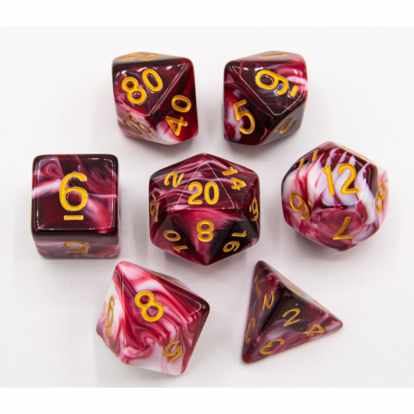 RPG Milky Dice Set | Gate City Games LLC