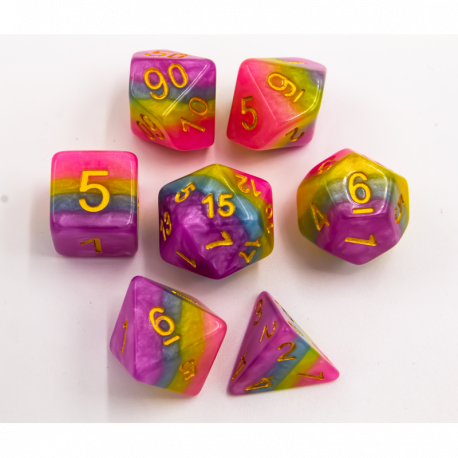 RPG Multilayered Dice Set | Gate City Games LLC